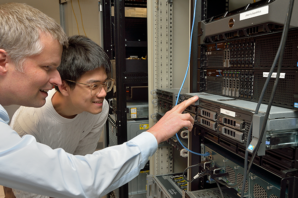 A student and professor from Computer and Information Science department at Penn Engineering
